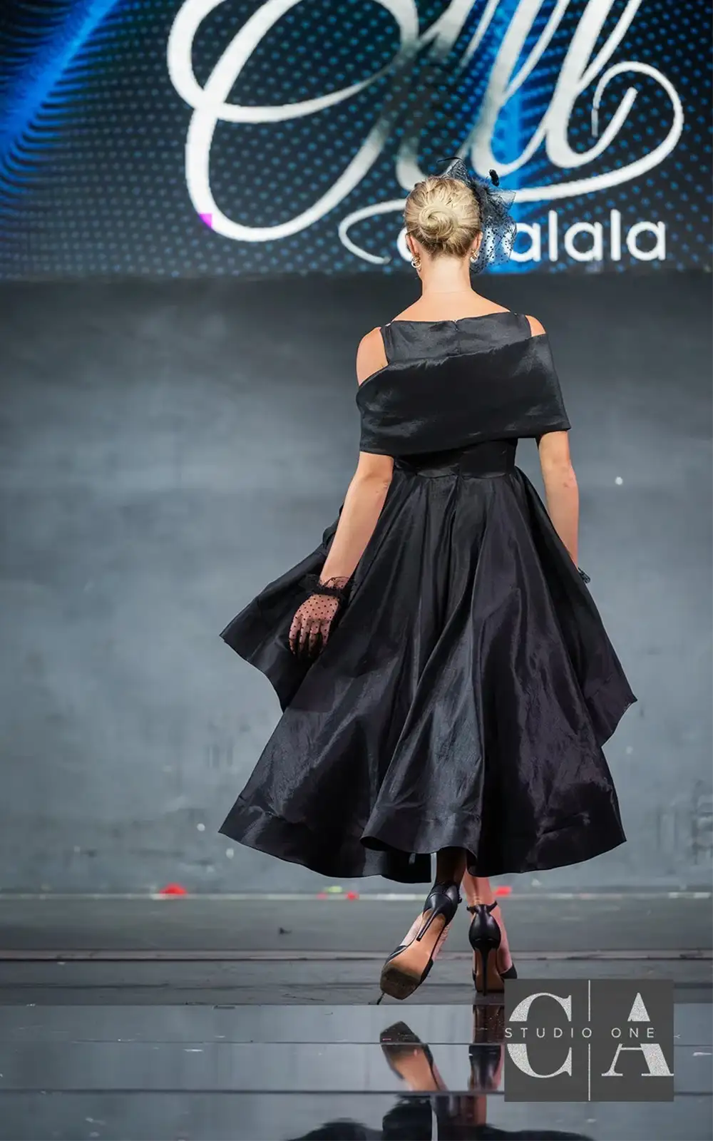 Black Rose Dress - 3